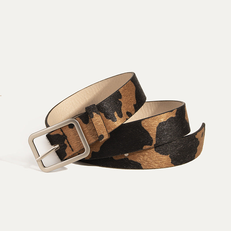 Wholesale PU Cow Pattern Belt